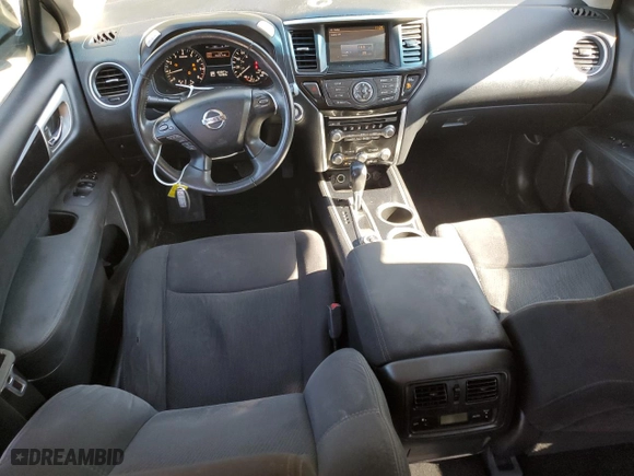2015 Nissan Pathfinder SV with VIN 5N1AR2MM0FC668547, listed as a Copart auction lot 75198544 with 123,927 mi miles and Salvage Title. Bid and sale history available at carsss.com. Image 8.