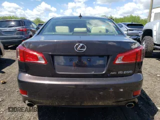2012 Lexus IS 250 with VIN JTHCF5C23C5059992, listed as a Copart auction lot 55779635 with 182,529 mi miles and Salvage Title. Bid and sale history available at DreamBid. Image 6.