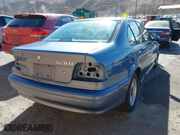 2002 BMW 5 Series 530iA with VIN WBADT63472CH92630, listed as a IAAI auction lot 41348220 with Not Provided miles. Bid and sale history available at carsss.com. Image 4.