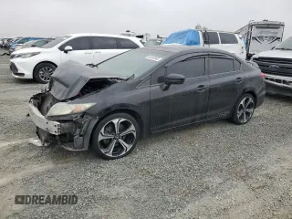 2015 Honda Civic Si with VIN 2HGFB6E59FH710578, listed as a Copart auction lot 56593065 with 220,981 mi miles and Salvage title. Bid and sale history available at DreamBid. Image 1.