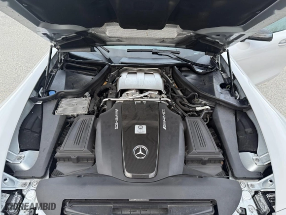 2018 Mercedes-Benz AMG GT with VIN WDDYJ7KA0JA021138, listed as a Copart auction lot 47689855 with 24,849 mi miles and Salvage Title. Bid and sale history available at carsss.com. Image 7.