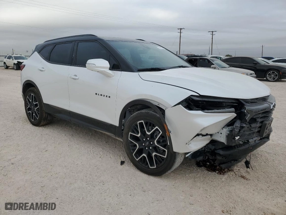 2024 Chevrolet Blazer RS with VIN 3GNKBERS0RS210096, listed as a Copart auction lot 78945654 with 5,127 mi miles and Salvage Title. Bid and sale history available at carsss.com. Image 4.