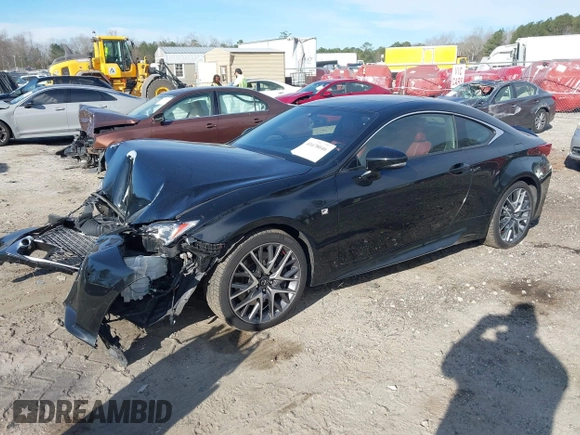 2015 Lexus RC 350 F Sport z VIN JTHHE5BC8F5001352, wystawiony jako IAAI lot #41678046 z przebiegiem 76 494 mil mil oraz . Historia ofert i sprzedaży dostępna na DreamBid. Obrazek 2.