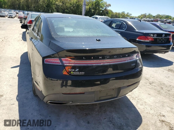 2017 Lincoln MKZ Hybrid Reserve with VIN 3LN6L5MU9HR639643, listed as a Copart auction lot 49962385 with 145,070 mi miles and Salvage Title. Bid and sale history available at DreamBid. Image 6.