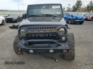 2017 Jeep Wrangler Unlimited Sport with VIN 1C4BJWDG6HL678021, listed as a Copart auction lot 54224725 with 97,644 mi miles and Salvage title. Bid and sale history available at DreamBid. Image 5.