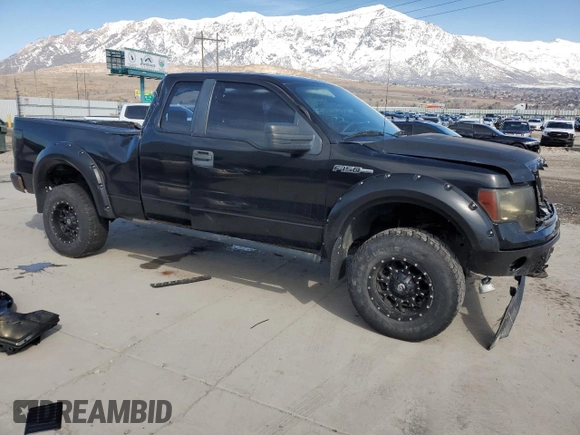 2009 Ford F-150 STX with VIN 1FTRX14W09FA24655, listed as a Copart auction lot 46085665 with Not Provided miles and Salvage Title. Bid and sale history available at DreamBid. Image 4.