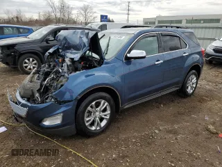 2017 Chevrolet Equinox LT with VIN 2GNALCEK0H6221549, listed as a Copart auction lot 50451095 with 58,444 mi miles and Salvage Title. Bid and sale history available at DreamBid. Image 1.