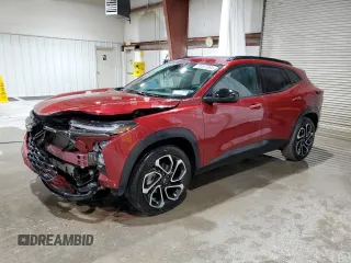 2024 Chevrolet Trax 2RS with VIN KL77LJE23RC122124, listed as a Copart auction lot 55307695 with 21,855 mi miles and Salvage Title. Bid and sale history available at DreamBid. Image 1.