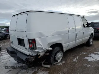 2008 Ford Econoline Cargo Commercial with VIN 1FTNE24L48DA23633, listed as a Copart auction lot 43053795 with 184,923 mi miles and Salvage Title. Bid and sale history available at DreamBid. Image 3.