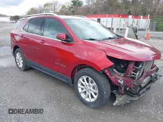2019 Chevrolet Equinox LT with VIN 2GNAXUEV1K6143584, listed as a IAAI auction lot 42032859 with 51,646 mi miles. Bid and sale history available at carsss.com. Image 1.