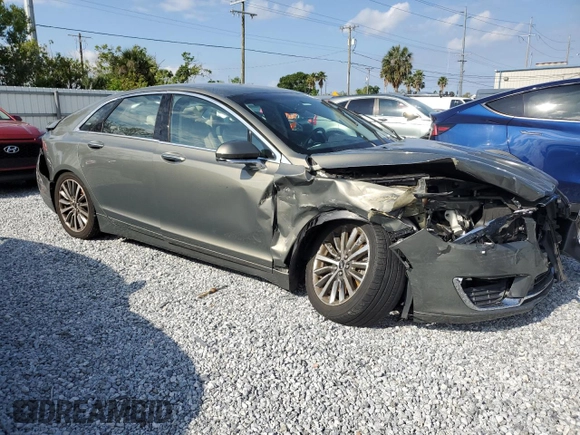 2017 Lincoln MKZ Select with VIN 3LN6L5C99HR604081, listed as a Copart auction lot 53039045 with Not Provided miles and Salvage Title. Bid and sale history available at carsss.com. Image 4.