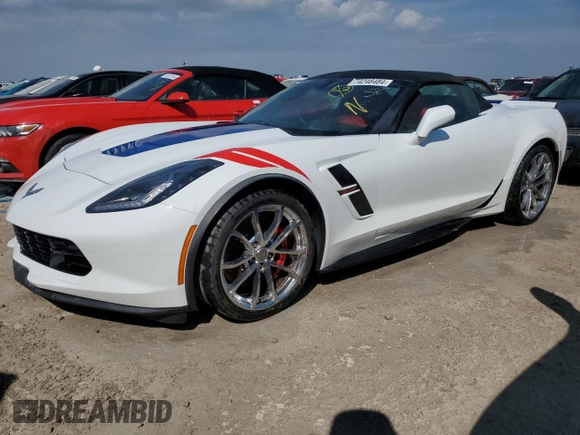 2017 Chevrolet Corvette with VIN 1G1Y13D78H5117597, listed as a Copart auction lot 74248484 with Not provided miles and Non repairable. Bid and sale history available at DreamBid. Image 1.
