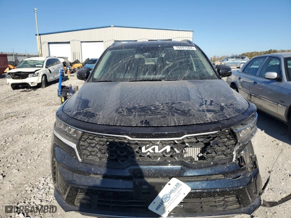 2023 Kia Sorento Hybrid EX with VIN KNDRH4LG9P5197988, listed as a Copart auction lot 76097504 with 26,705 mi miles and Salvage Title. Bid and sale history available at carsss.com. Image 5.