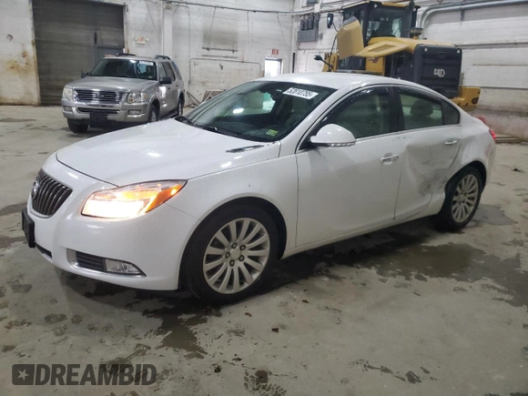 2012 Buick Regal Premium 1 with VIN 2G4GS5EK0C9147232, listed as a Copart auction lot 52810755 with 162,445 mi miles and Salvage Title. Bid and sale history available at DreamBid. Image 1.