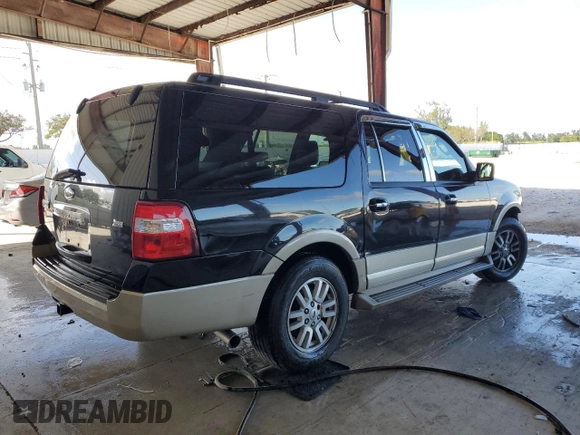 2009 Ford Expedition EL Eddie Bauer with VIN 1FMFK18579LA02474, listed as a Copart auction lot 84611554 with 297,774 mi miles and Salvage Title. Bid and sale history available at carsss.com. Image 3.