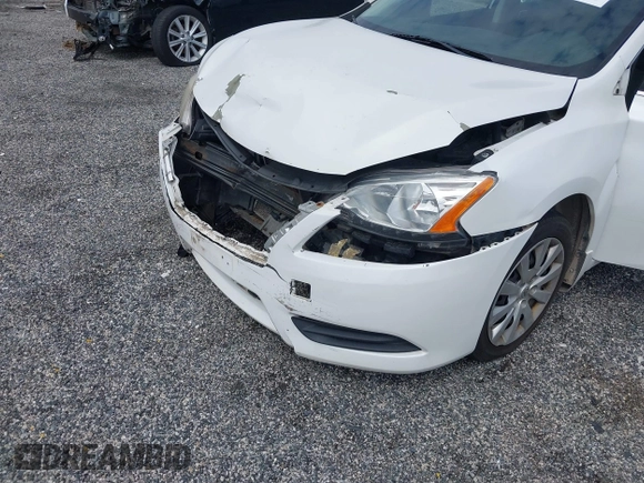 2014 Nissan Sentra S with VIN 3N1AB7AP3EL642177, listed as a IAAI auction lot 42022129 with 153,289 mi miles and . Bid and sale history available at DreamBid. Image 6.