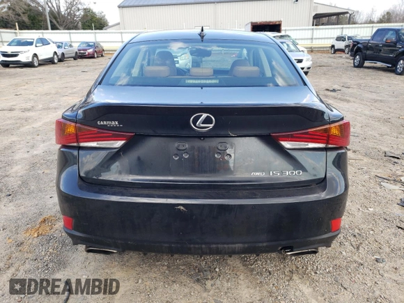 2017 Lexus IS 300 with VIN JTHCM1D28H5020352, listed as a Copart auction lot 43631495 with 78,585 mi miles and Salvage title. Bid and sale history available at DreamBid. Image 6.