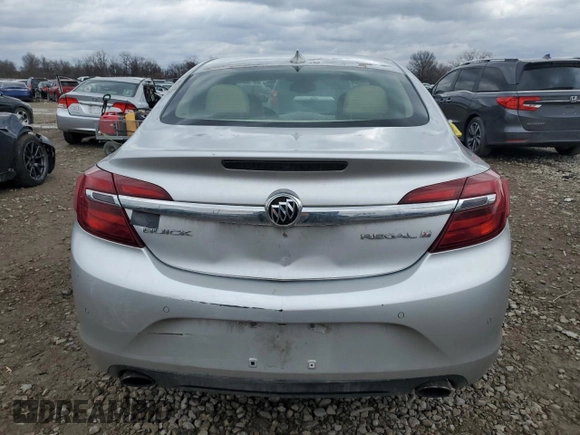 2015 Buick Regal Premium I with VIN 2G4GN5EX8F9211329, listed as a Copart auction lot 49817745 with 196,877 mi miles and Salvage Title. Bid and sale history available at carsss.com. Image 6.