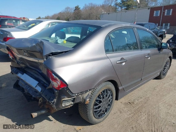 2010 Honda Civic Sdn LX with VIN 2HGFA1F52AH515600, listed as a IAAI auction lot 41805888 with 172,245 mi miles. Bid and sale history available at carsss.com. Image 4.
