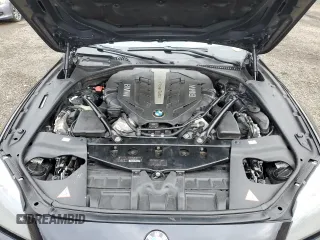 2013 BMW 6 Series 650i with VIN WBA6B2C50DD128242, listed as a Copart auction lot 44441885 with 107,960 mi miles and Salvage Title. Bid and sale history available at DreamBid. Image 11.
