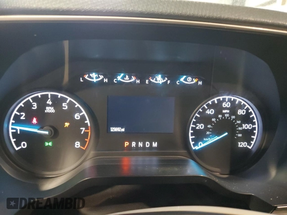 2021 Ford F-150 XL with VIN 1FTEX1CB2MKE72943, listed as a Copart auction lot 51618435 with 125,692 mi miles and Clean title. Bid and sale history available at DreamBid. Image 9.
