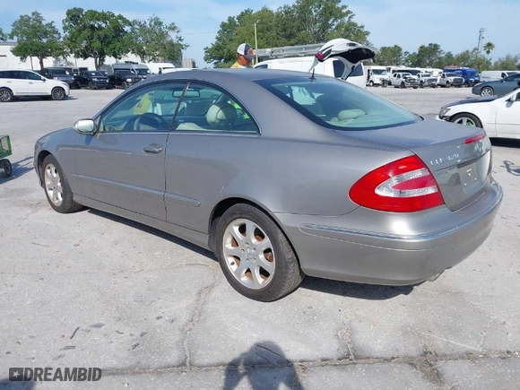 2003 Mercedes-Benz CLK-Class 3.2L with VIN WDBTJ65J03F058723, listed as a IAAI auction lot 42083820 with 1 mi miles. Bid and sale history available at carsss.com. Image 3.