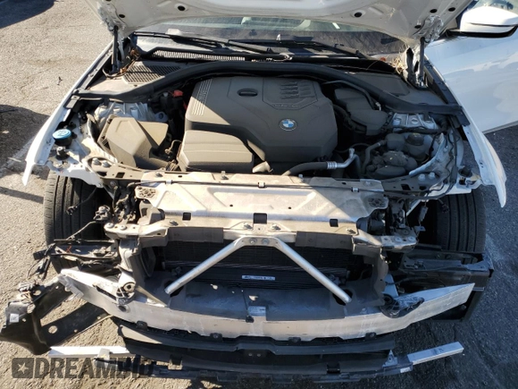 2019 BMW 3 Series 330i with VIN 3MW5R1J51K8B02795, listed as a Copart auction lot 88253725 with 47,945 mi miles and Salvage Title. Bid and sale history available at carsss.com. Image 11.