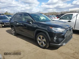 2020 Toyota RAV4 Hybrid Limited with VIN JTMD6RFV5LD006915, listed as a Copart auction lot 48179415 with 64,999 mi miles and Salvage Title. Bid and sale history available at carsss.com. Image 4.