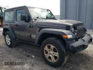 2020 Jeep Wrangler Sport with VIN 1C4GJXAG7LW274054, listed as a Copart auction lot 59922124 with 39,652 mi miles and Salvage title. Bid and sale history available at DreamBid. Image 4.