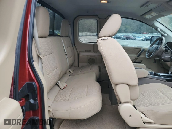 2014 Nissan Titan SV with VIN 1N6AA0CAXEN514113, listed as a Copart auction lot 53114095 with 32,135 mi miles and Salvage title. Bid and sale history available at DreamBid. Image 11.