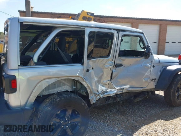 2023 Jeep Wrangler Sport with VIN 1C4HJXDG0PW582947, listed as a IAAI auction lot 41932930 with 19,670 mi miles and . Bid and sale history available at DreamBid. Image 6.
