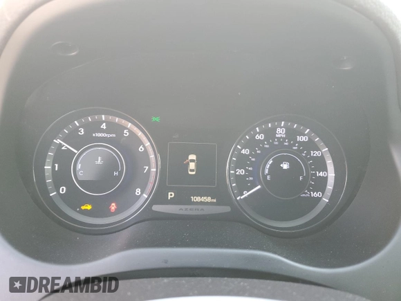2016 Hyundai Azera z VIN KMHFG4JG3GA507628, wystawiony jako Copart lot #50643975 z przebiegiem 108 458 mil mil oraz Szkoda całkowita • Salvage title. Historia ofert i sprzedaży dostępna na DreamBid. Obrazek 9.