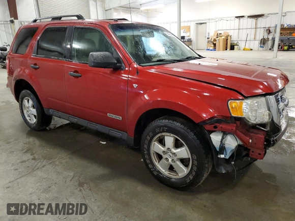 2008 Ford Escape XLT with VIN 1FMCU93178KE78034, listed as a Copart auction lot 63428455 with 194,892 mi miles and Salvage title. Bid and sale history available at DreamBid. Image 4.