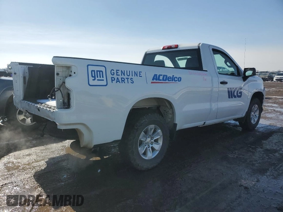 2020 Chevrolet Silverado 1500 Work Truck with VIN 3GCNWAEF9LG416412, listed as a Copart auction lot 45470555 with 86,483 mi miles and Salvage Title. Bid and sale history available at DreamBid. Image 3.