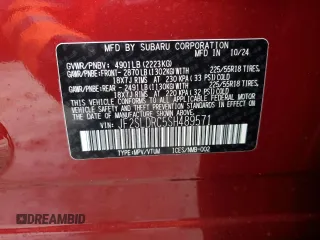 2025 Subaru Forester Limited with VIN JF2SLDRC5SH489571, listed as a Copart auction lot 89181305 with 226 mi miles and Salvage Title. Bid and sale history available at carsss.com. Image 12.