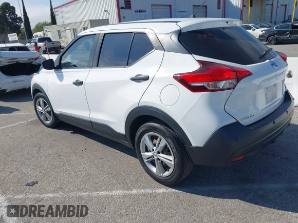 2020 Nissan Kicks S with VIN 3N1CP5BV1LL503321, listed as a IAAI auction lot 41872674 with 64,843 mi miles and . Bid and sale history available at carsss.com. Image 3.