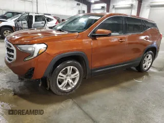 2019 GMC Terrain SLE z VIN 3GKALMEV7KL241779, wystawiony jako Copart lot #61617015 z przebiegiem 79 195 mil mil oraz Szkoda całkowita • Salvage title. Historia ofert i sprzedaży dostępna na DreamBid. Obrazek 1.