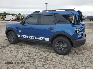 2023 Ford Bronco Sport Big Bend z VIN 3FMCR9B64PRE37725, wystawiony jako Copart lot #63499955 z przebiegiem 21 530 mil mil oraz Szkoda całkowita • Salvage title. Historia ofert i sprzedaży dostępna na DreamBid. Obrazek 2.