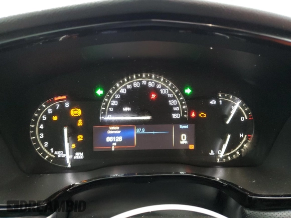 2018 Cadillac XT5 Luxury AWD with VIN 1GYKNDRS8JZ195858, listed as a Copart auction lot 84135934 with 66,128 mi miles and Salvage Title. Bid and sale history available at DreamBid. Image 9.