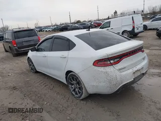 2013 Dodge Dart Rallye with VIN 1C3CDFBH3DD316440, listed as a IAAI auction lot 41704590 with 141,395 mi miles. Bid and sale history available at carsss.com. Image 3.