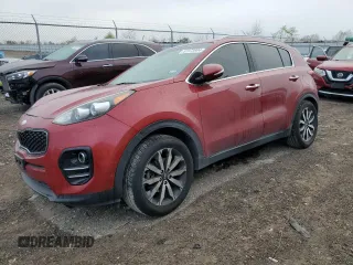 2018 Kia Sportage EX z VIN KNDPN3AC2J7421754, wystawiony jako Copart lot #87373904 z przebiegiem 107 214 mil mil oraz Szkoda całkowita • Salvage title. Historia ofert i sprzedaży dostępna na DreamBid. Obrazek 1.