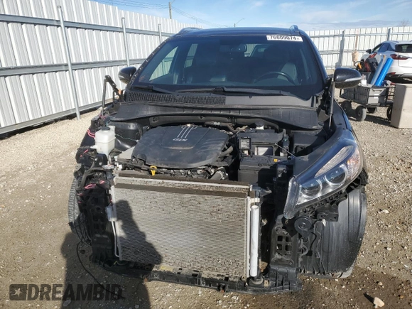 2018 Kia Sorento SX with VIN 5XYPKDA55JG371984, listed as a Copart auction lot 76609074 with 88,350 mi miles and Salvage Title. Bid and sale history available at DreamBid. Image 5.