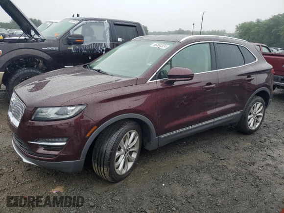 2019 Lincoln MKC Select with VIN 5LMCJ2D94KUL51819, listed as a Copart auction lot 66300324 with 69,619 mi miles and Salvage Title. Bid and sale history available at carsss.com. Image 1.