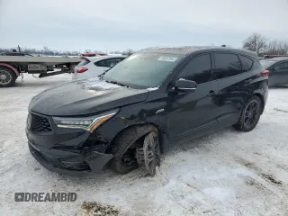 2020 Acura RDX w/A-Spec Pkg with VIN 5J8TC2H64LL810020, listed as a Copart auction lot 86687994 with 66,956 mi miles and Salvage Title. Bid and sale history available at carsss.com. Image 1.