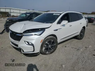 2022 Buick Enclave Essence with VIN 5GAERBKW8NJ127641, listed as a Copart auction lot 78008534 with 20,826 mi miles and Salvage Title. Bid and sale history available at carsss.com. Image 1.