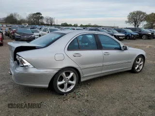 2004 Mercedes-Benz C 230 Kompressor with VIN WDBRF40J24F494739, listed as a Copart auction lot 50262755 with 140,353 mi miles and Salvage Title. Bid and sale history available at DreamBid. Image 3.