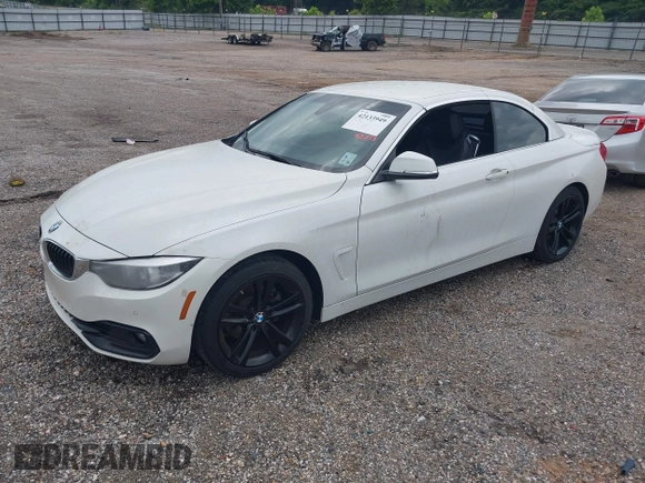 2018 BMW 4 Series 430i z VIN WBA4Z1C5XJEA31183, wystawiony jako IAAI lot #42133949 z przebiegiem 99 173 mil mil oraz . Historia ofert i sprzedaży dostępna na DreamBid. Obrazek 2.
