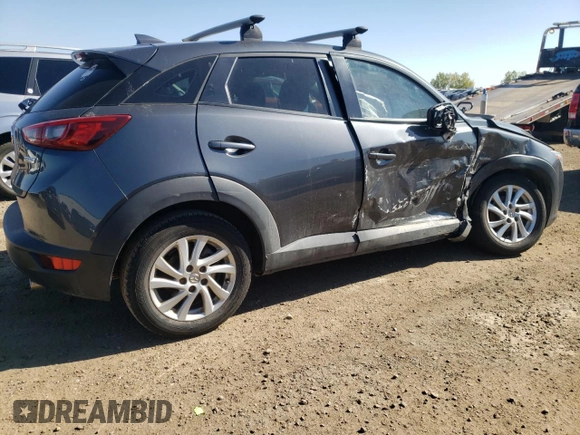 2017 Mazda CX-3 Sport with VIN JM1DKDB79H0142498, listed as a Copart auction lot 71669774 with 140,817 mi miles and Salvage Title. Bid and sale history available at carsss.com. Image 3.