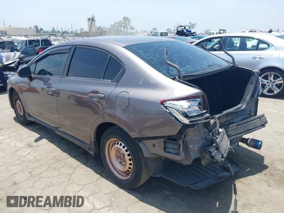 2015 Honda Civic LX with VIN 19XFB2F51FE259874, listed as a IAAI auction lot 42380822 with 100,036 mi miles and . Bid and sale history available at DreamBid. Image 3.