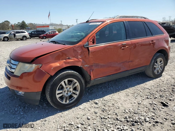 2007 Ford Edge SEL with VIN 2FMDK38C07BA78259, listed as a Copart auction lot 48955675 with 193,868 mi miles and Salvage Title. Bid and sale history available at carsss.com. Image 1.